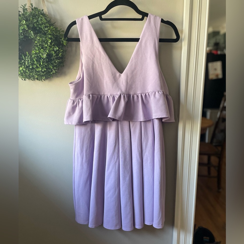 ASOS Lavender Ruffle Dress